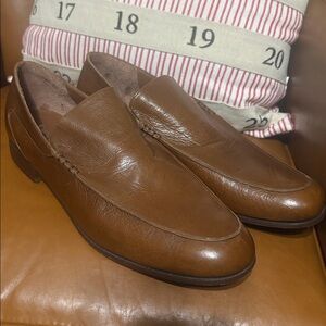 Esquivel “the don” Handmade Leather Loafers sz 14 brown